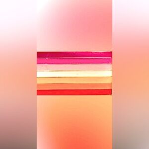 1 LGBTQ+ Subtle Lesbian Pride Inclusive Sunset Flag Rectangle Pin